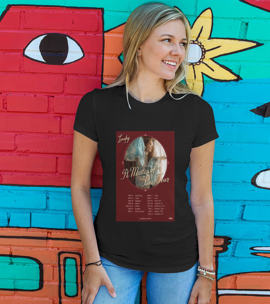 Laufey A Matter Of Time Tour 2026 Dates And Locations T-Shirt