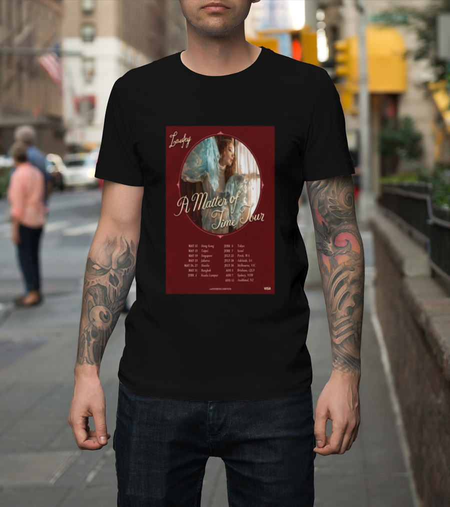 Laufey A Matter Of Time Tour 2026 Dates And Locations T-Shirt