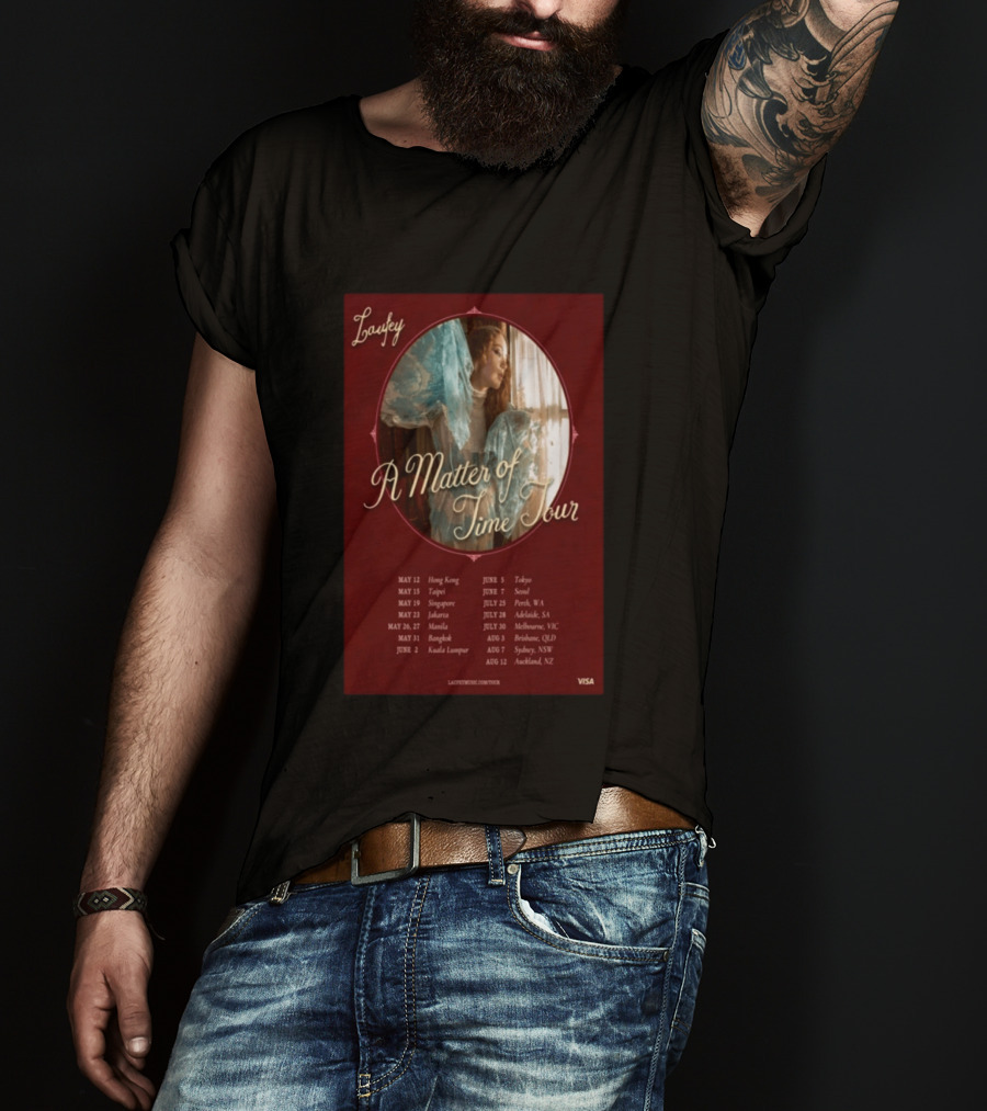 Laufey A Matter Of Time Tour 2026 Dates And Locations T-Shirt