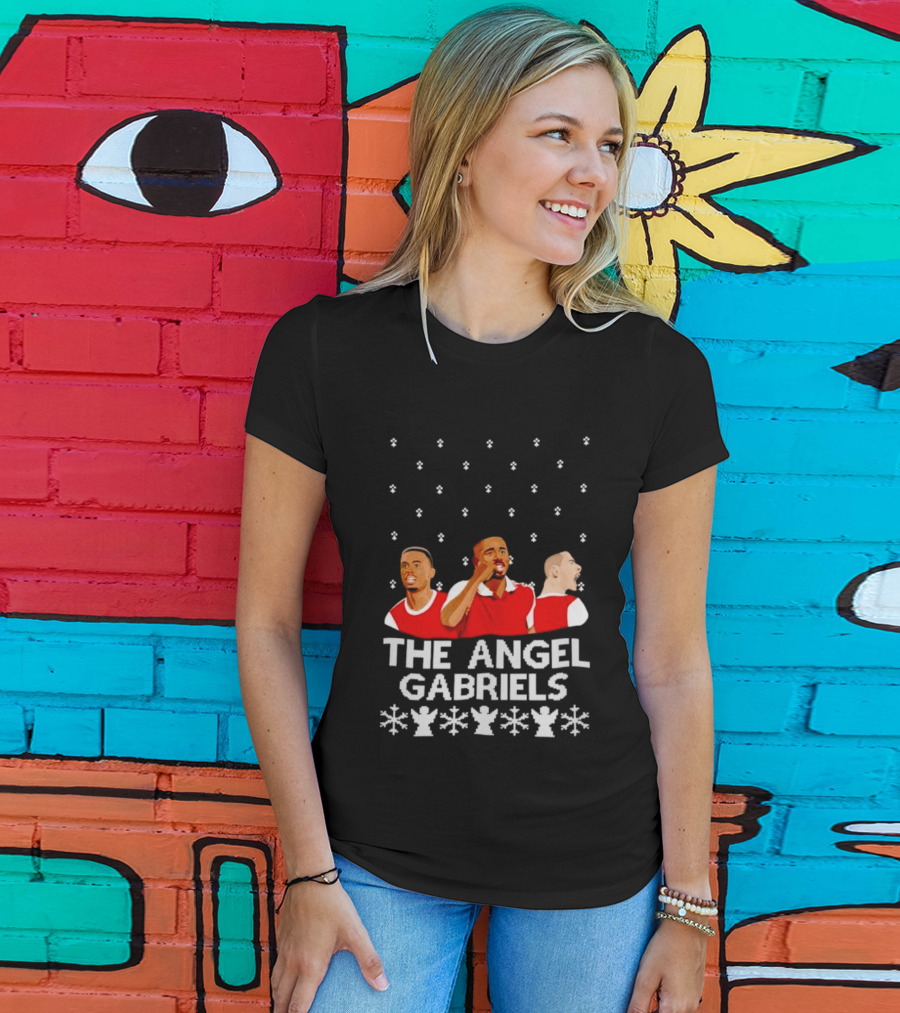 The Angel Gabriels Christmas Soccer Players Snowflakes T-Shirt
