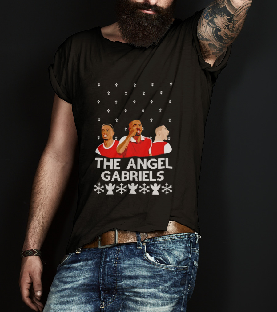 The Angel Gabriels Christmas Soccer Players Snowflakes T-Shirt