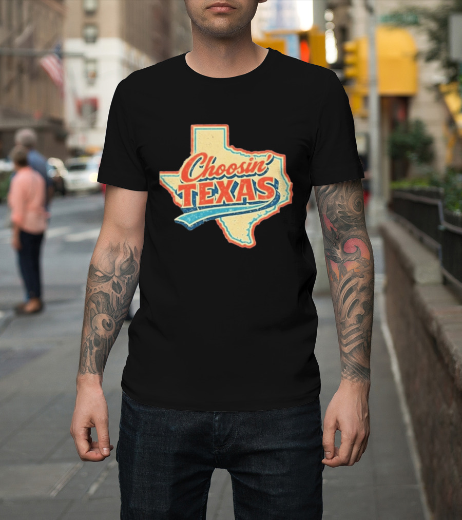 Choosin' Texas Map T-Shirt