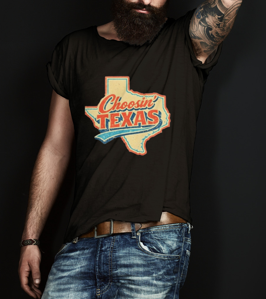 Choosin' Texas Map T-Shirt