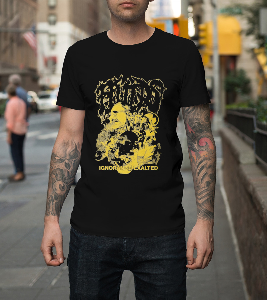 Fluids Ignorance Exalted Abstract Golden T-Shirt