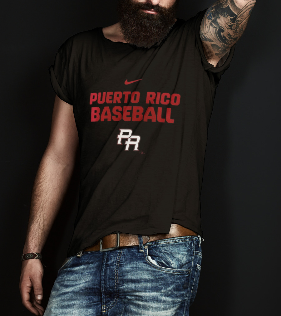 Puerto Rico Baseball 2026 World Baseball Classic PR Nike T-Shirt