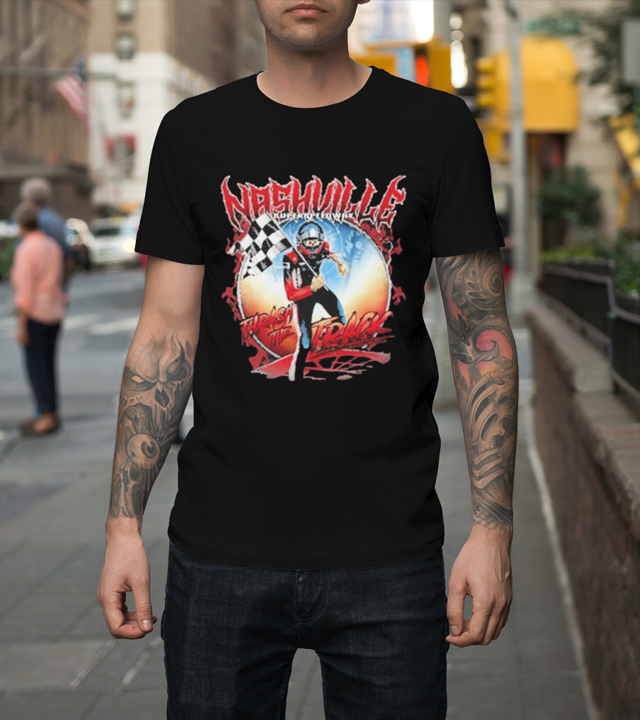 Nashville Superspeedway NSS Thrash The Track Racing Championship T-Shirt