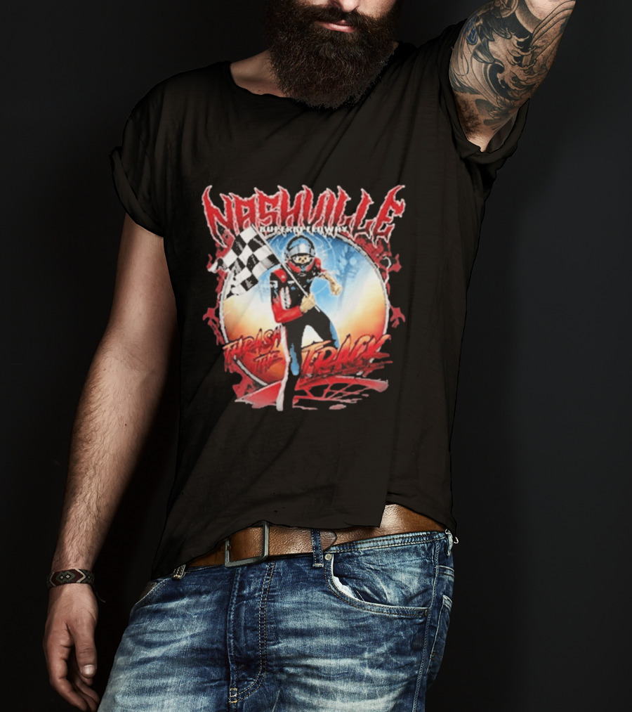 Nashville Superspeedway NSS Thrash The Track Racing Championship T-Shirt