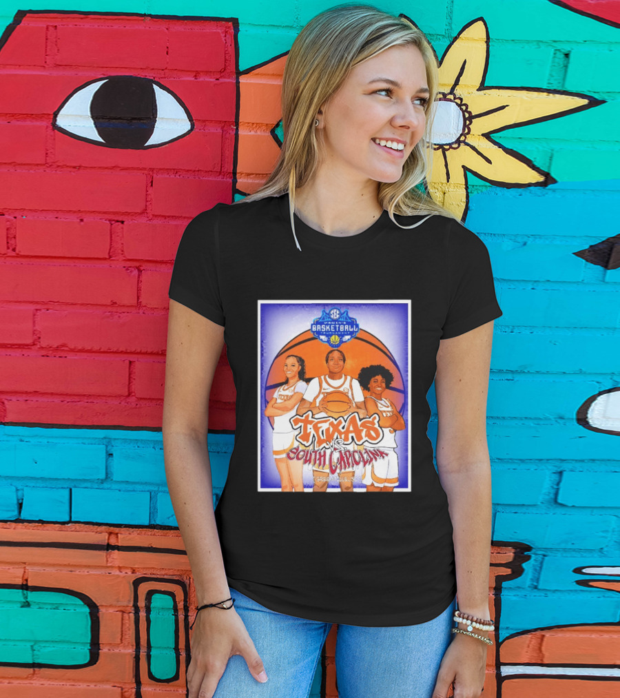 Texas Longhorns Vs South Carolina Gamecocks SEC Women's Basketball Tournament 2026 Greenville SC T-Shirt
