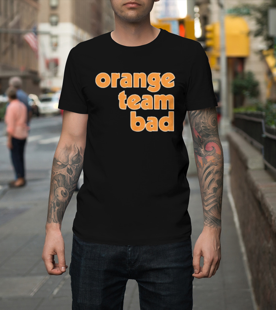 Orange Team Bad Houston Astros Navy Blue Ships Free T-Shirt