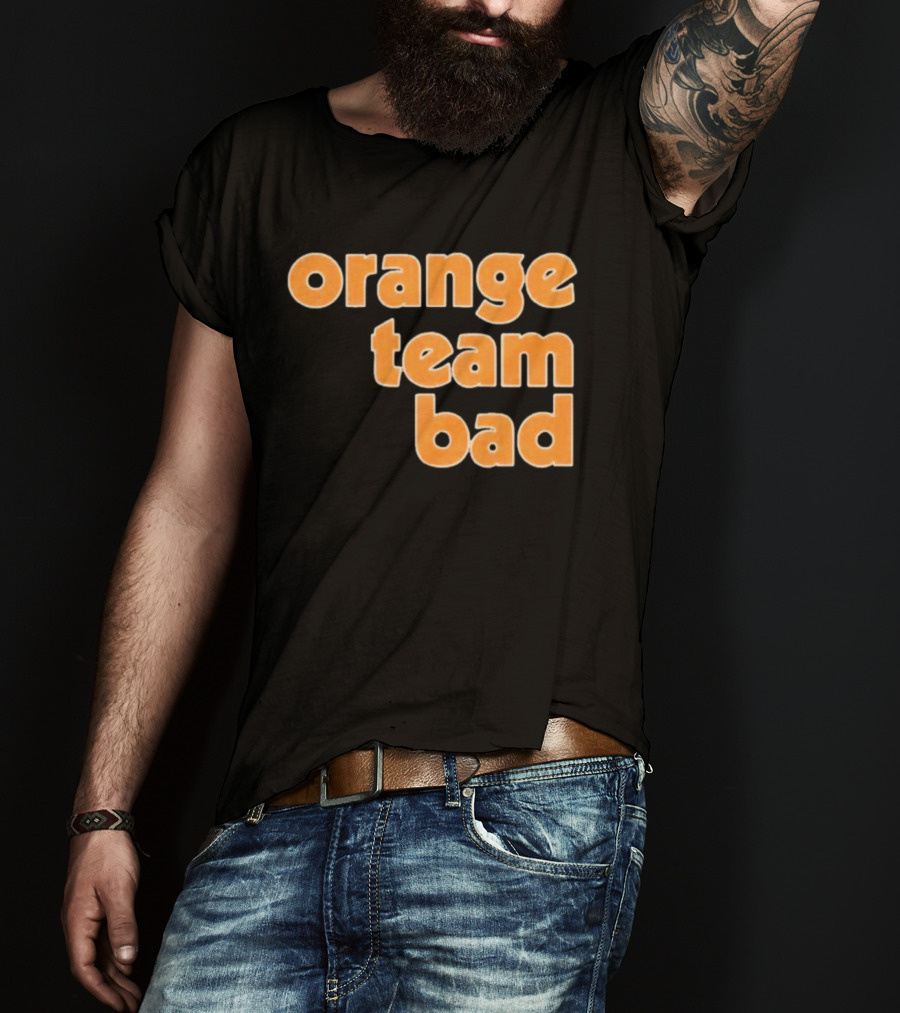 Orange Team Bad Houston Astros Navy Blue Ships Free T-Shirt