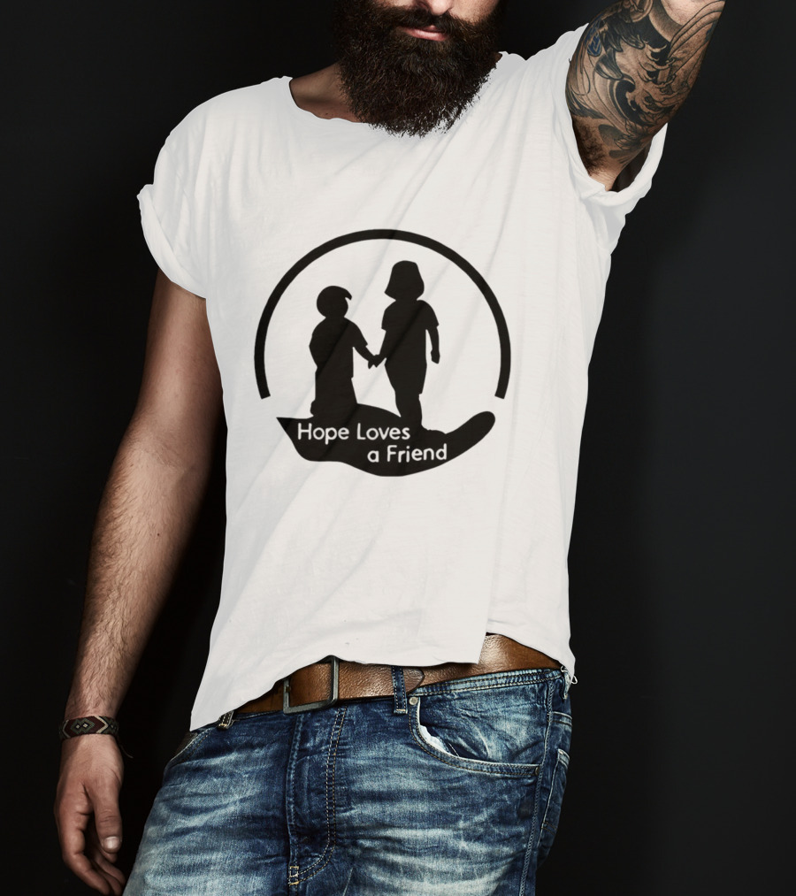 Andrew Cha Cha Real Smooth Hope Loves A Friend Twin T-Shirt
