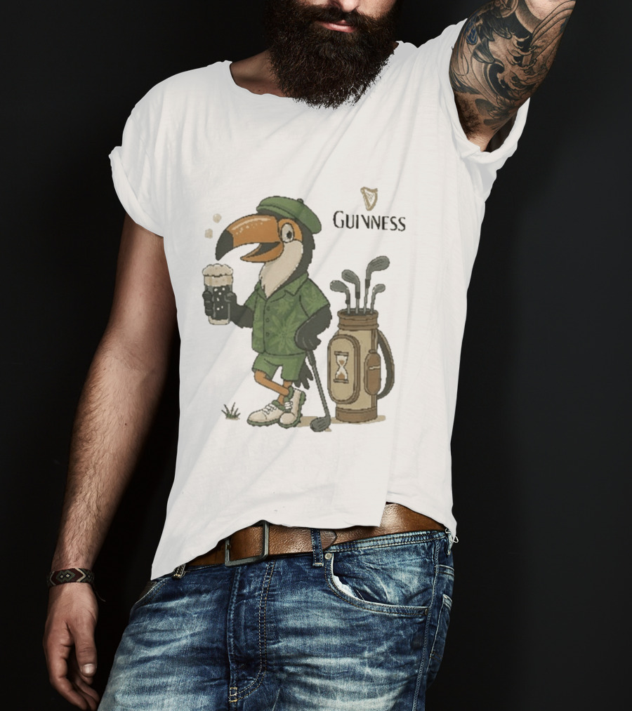 Guinness Toucan Golf Beer St Patrick's Day T-Shirt