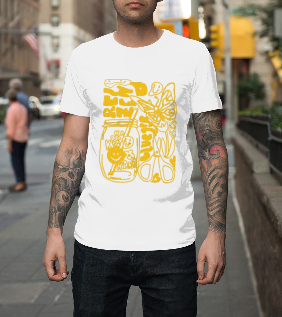 Jessie Kakao Read Dream Nothing Summer Butterfly Sunshine T-Shirt