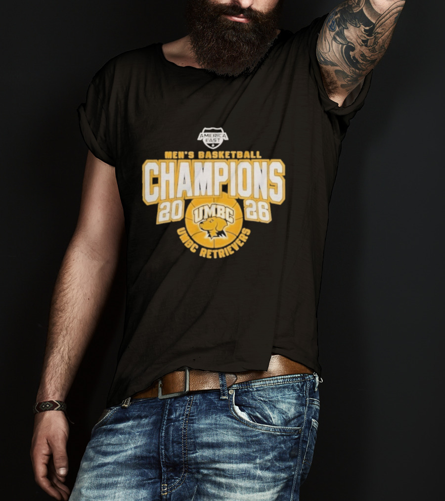 Men's Basketball 2026 Champions UMBC Retrievers America East T-Shirt