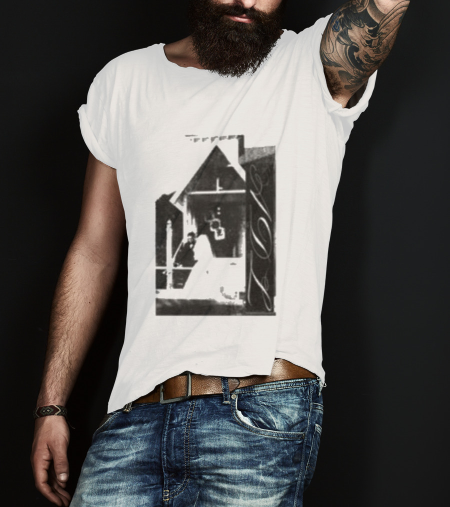 Yeat A Dangerous Love Cross Pyramid Monochrome T-Shirt