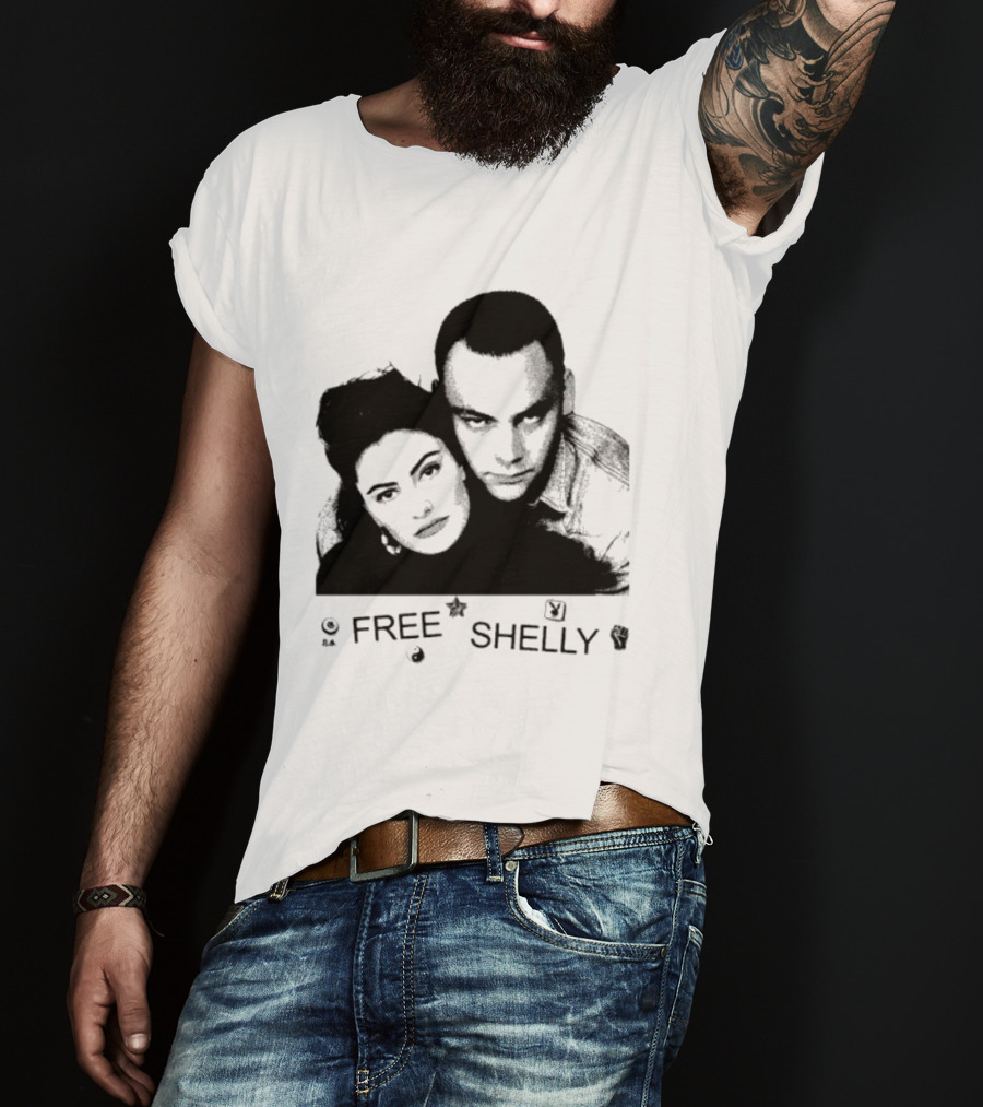 FREE SHELLY Twin Peaks Iconic Characters T-Shirt