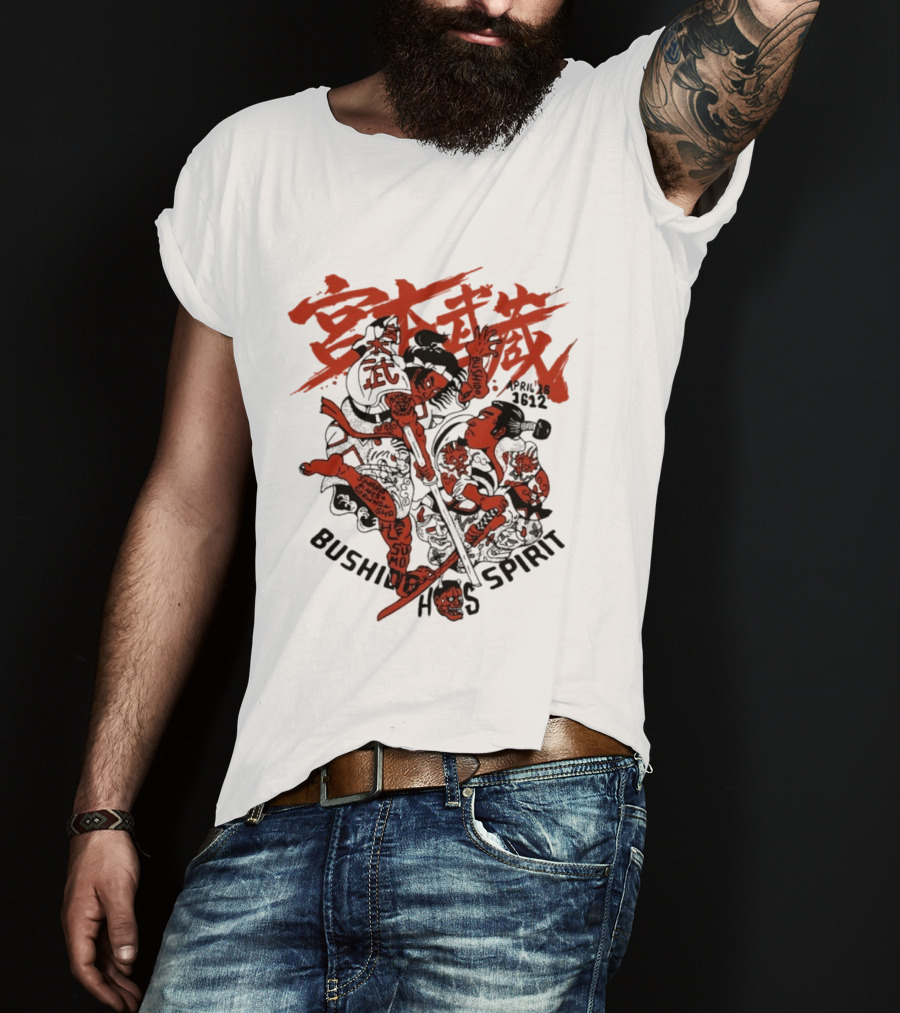 Bushing Has Spirit Musashi Halfsumo Bushido April 15 2022 T-Shirt