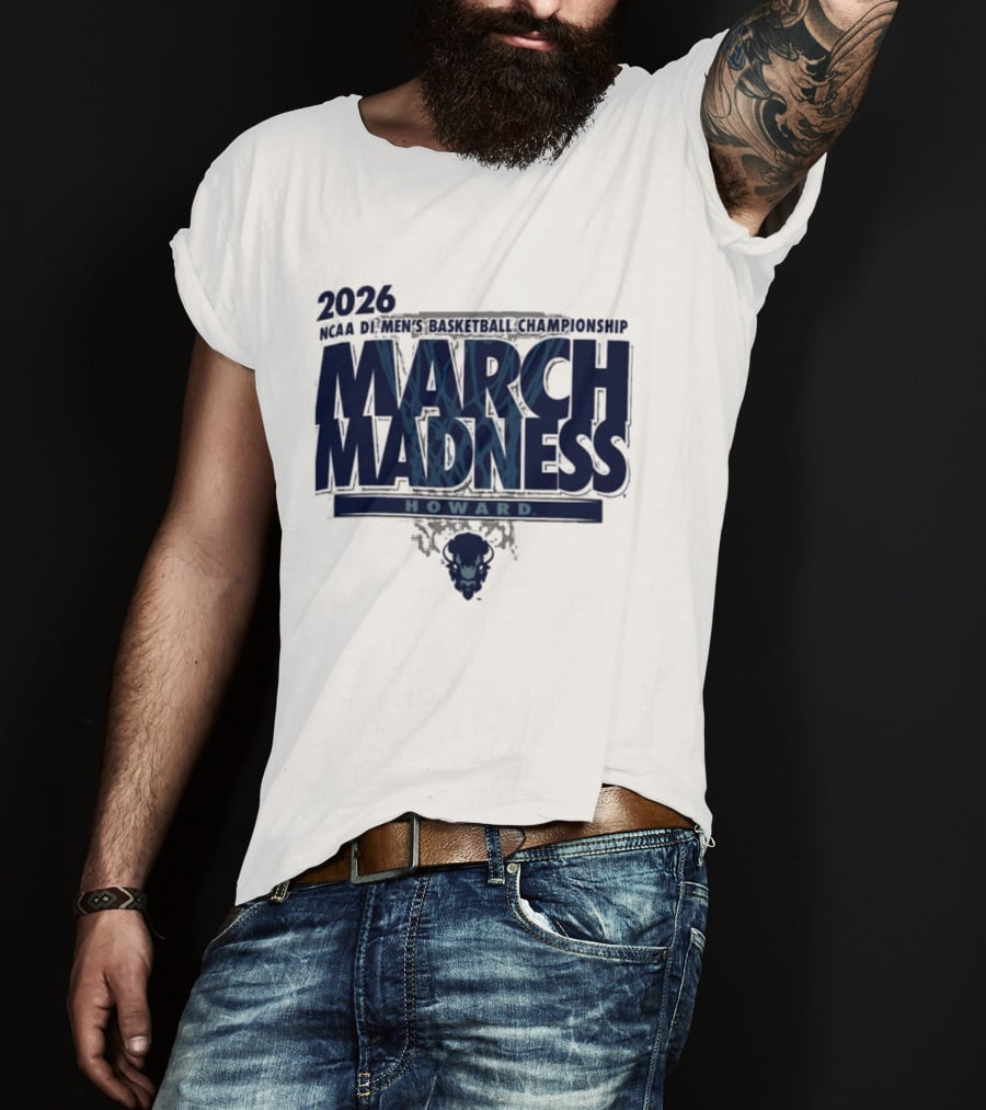 2026 NCAA Men's Basketball Championship March Madness Howard T-Shirt