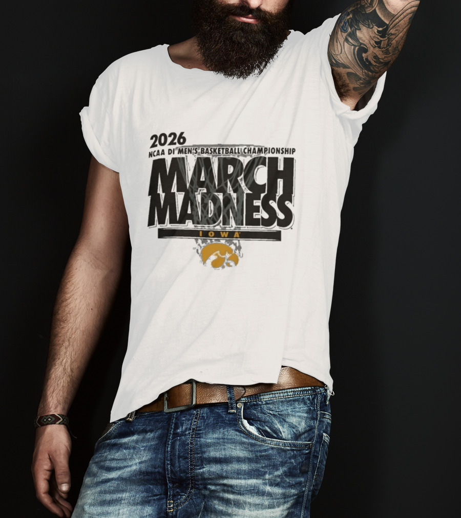 2026 NCAA DI Men's Basketball Championship March Madness Iowa Hawkeyes T-Shirt