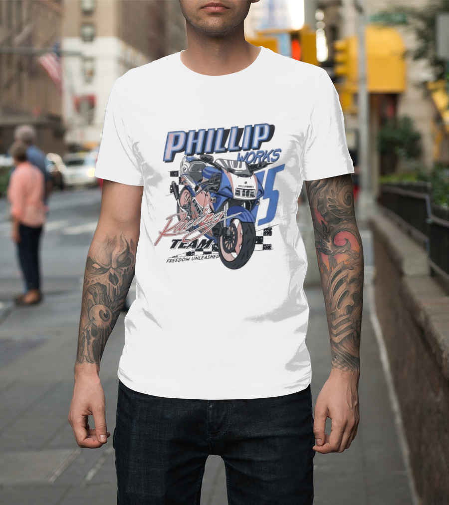 Phillip Works Racing Motorcycle 15 T-Shirt