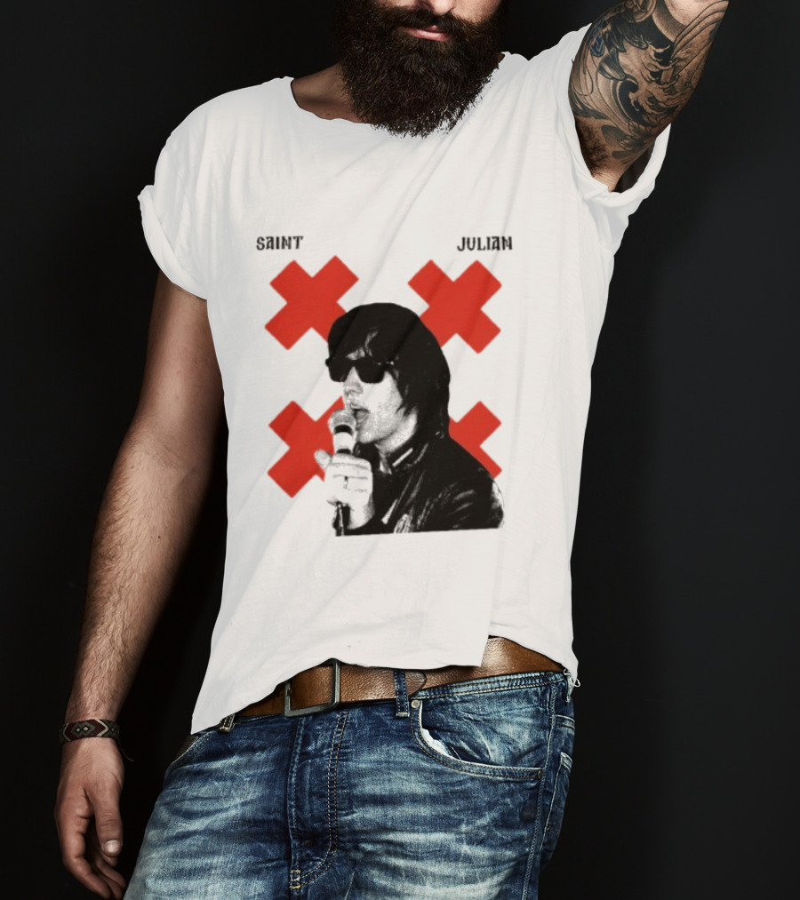 Saint Julian Ccasablancas Red X T-Shirt