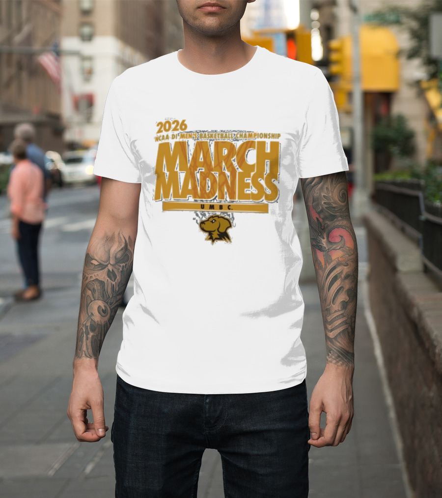 UMBC 2018 Men's Basketball March Madness Retrievers NCAA Tournament Upset Victory T-Shirt