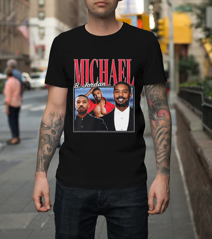 Michael B. Jordan Iconic Style And Charisma T-Shirt