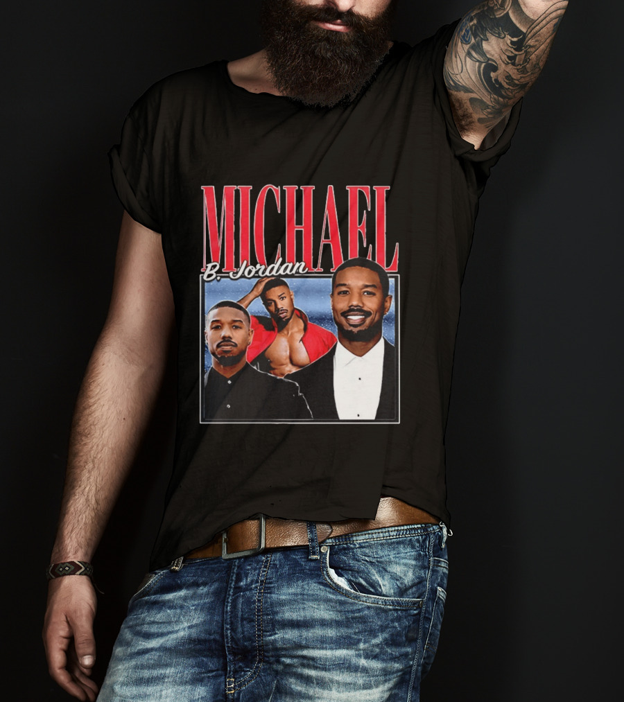 Michael B. Jordan Iconic Style And Charisma T-Shirt