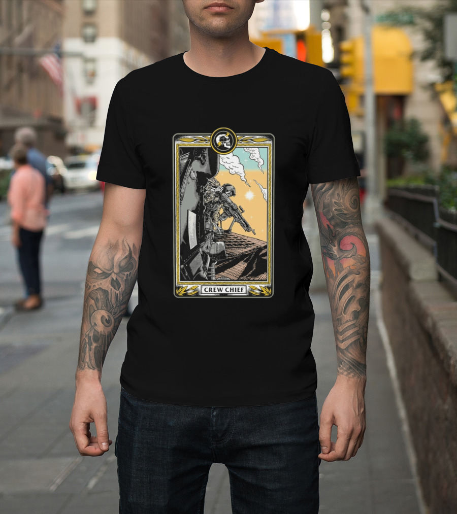 Crew Chief Otx Nation Tactical Helicopter Operator T-Shirt