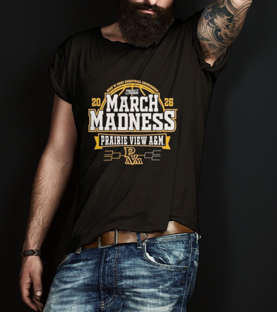 Prairie View A&M Panthers 2026 NCAA March Madness Tournament Bound T-Shirt