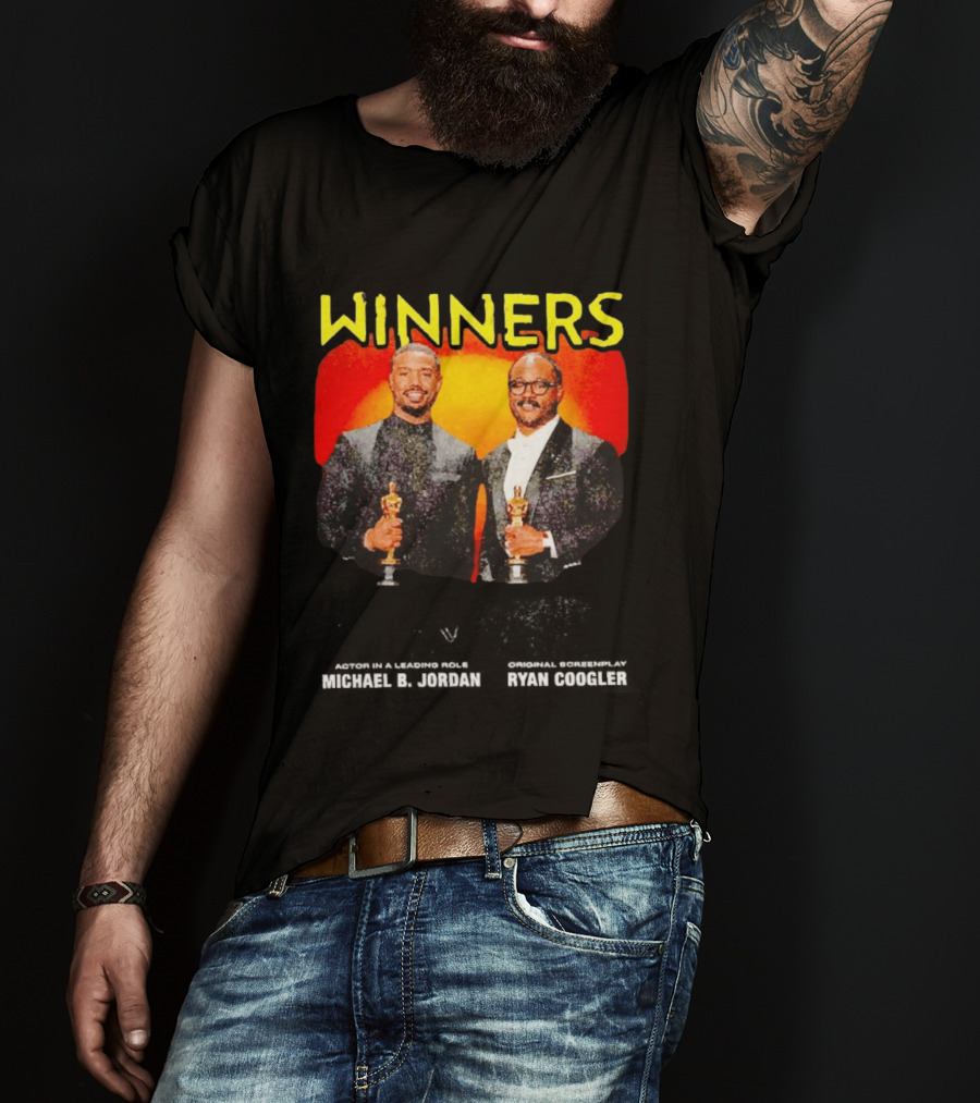 Winners Movie Award Michael B. Jordan Ryan Coogler Oscars T-Shirt