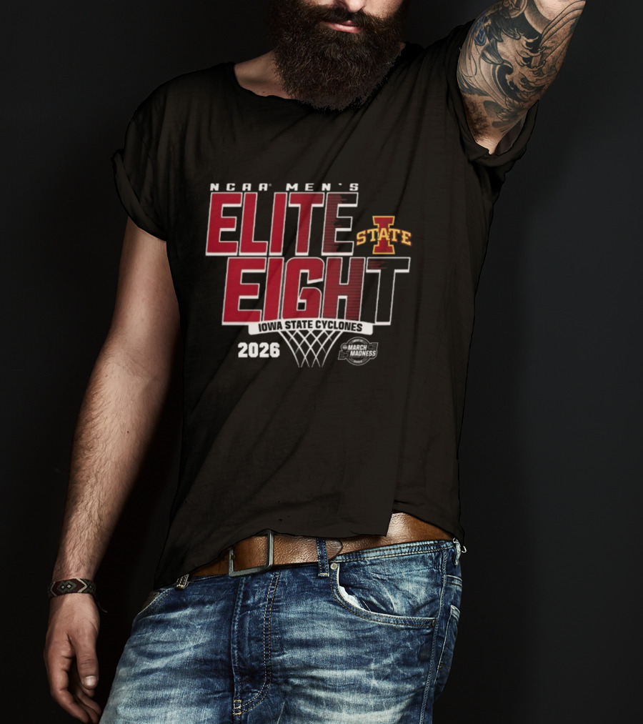 Elite Eight 2026 Iowa State Cyclones NCAA Men's March Madness T-Shirt