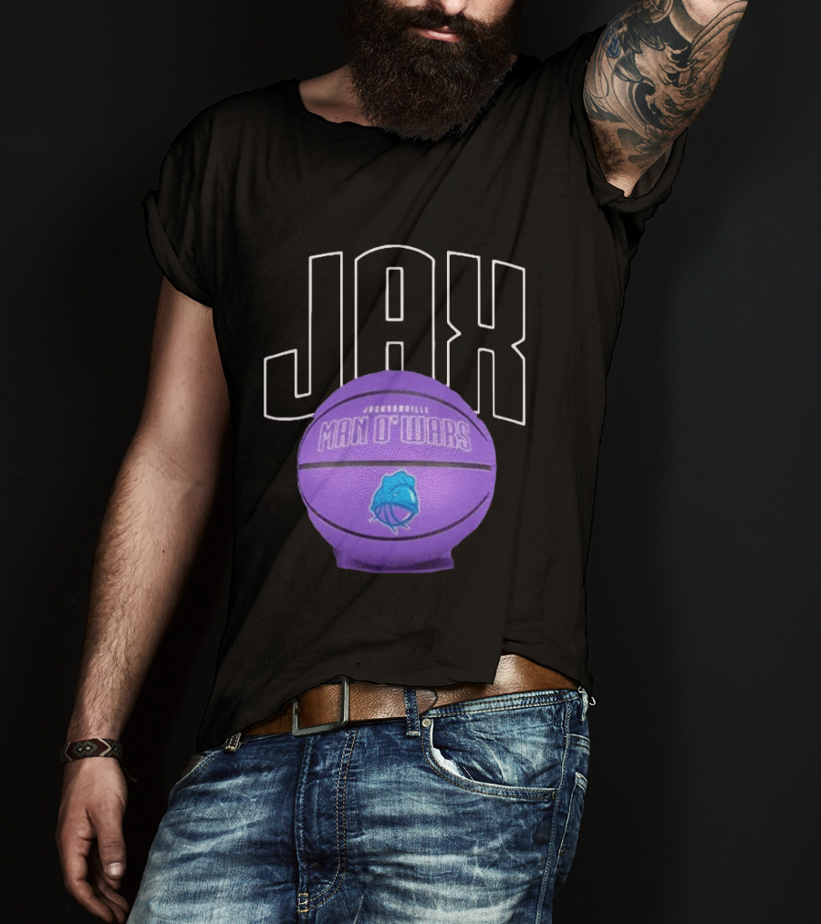 Jacksonville JAX Man O'Wars Basketball Team T-Shirt