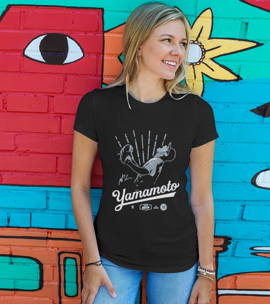 Yamamoto 2025 MVP Baseball Pitcher T-Shirt