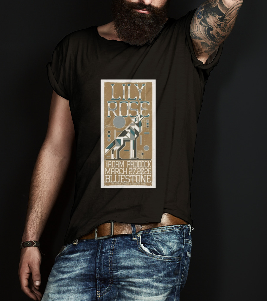 Lily Rose Adam Paddock March 27 2026 Bluestone T-Shirt