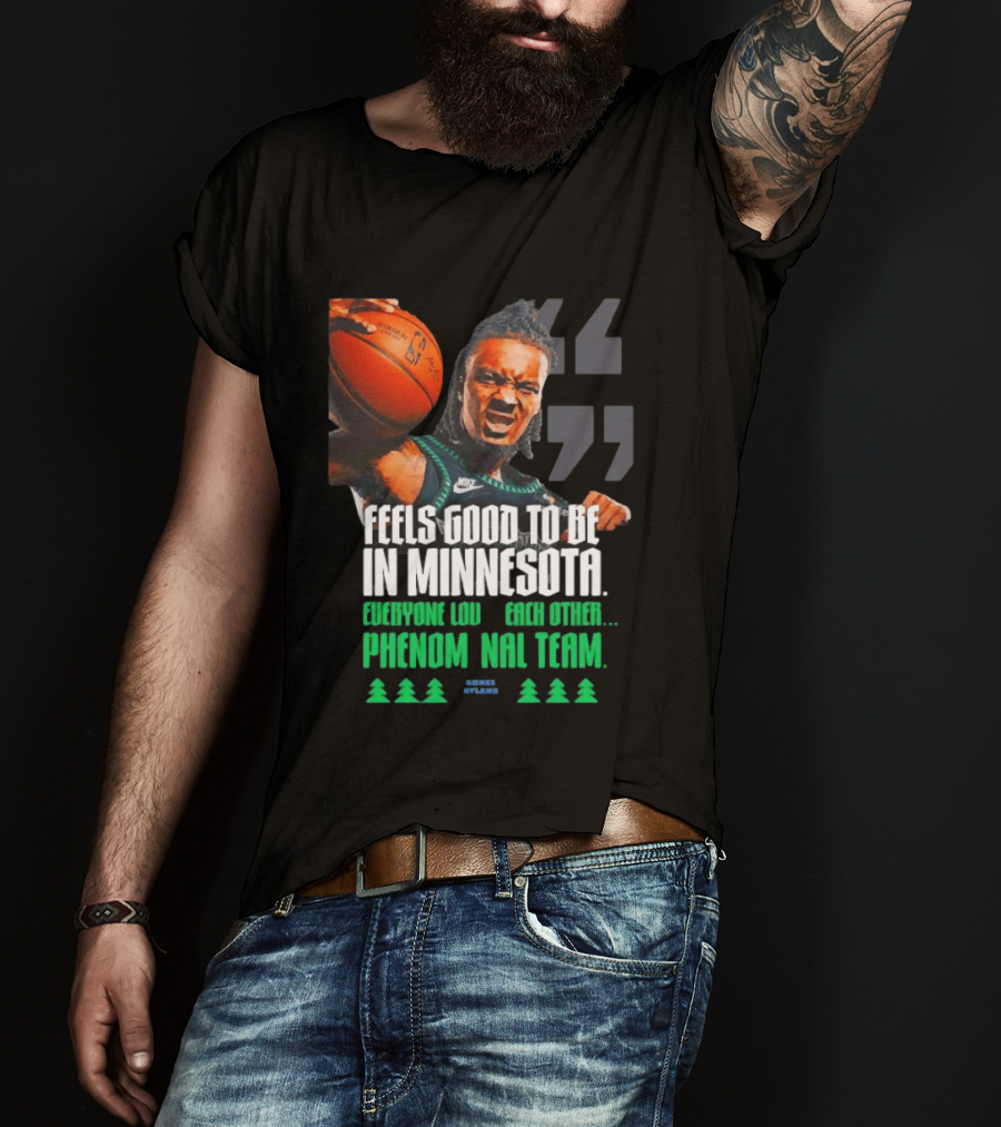 Bones Hyland Nike Basketball Minnesota Timberwolves Phenomenal Team T-Shirt