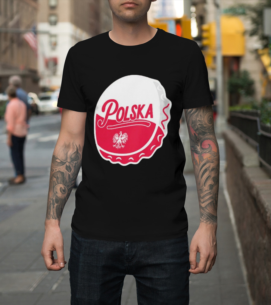 Polska Buffalo Bottle Cap Eagle T-Shirt