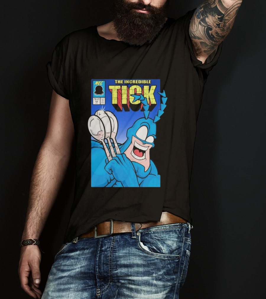 The Incredible Tick Spoon NEC Comic 324 T-Shirt
