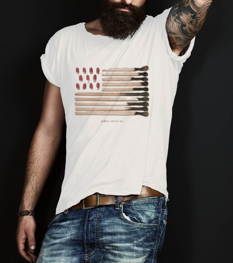 Noah Rinker Rinker Supply Co Matches American Flag T-Shirt