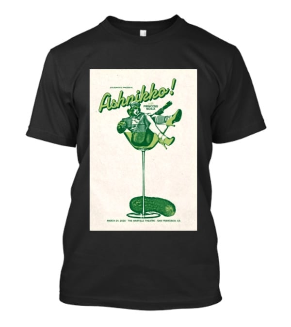 Ashnikko Princess Nokia The Warfield Theatre San Francisco March 21 2026 T-Shirt