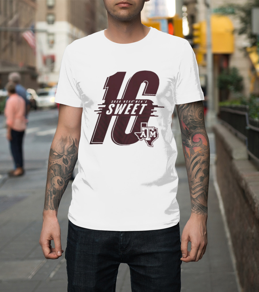 Sweet 16 Texas A&M 2026 NCAA Men's Basketball T-Shirt