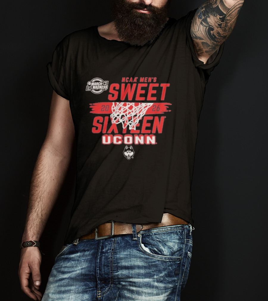 UConn NCAA Men's Sweet Sixteen 2026 T-Shirt