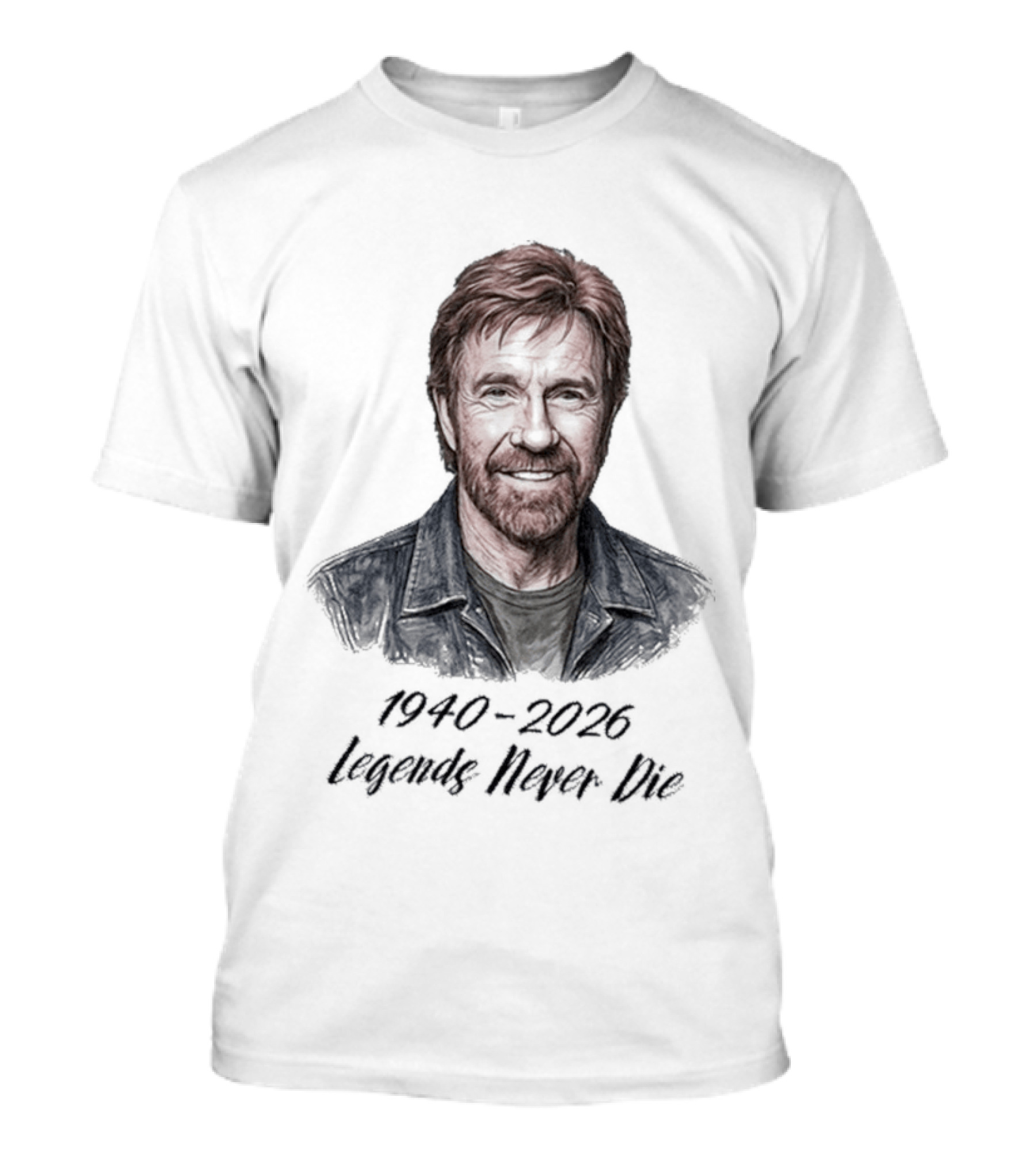 Chuck Norris 1940 2026 Legends Never Die T-Shirt