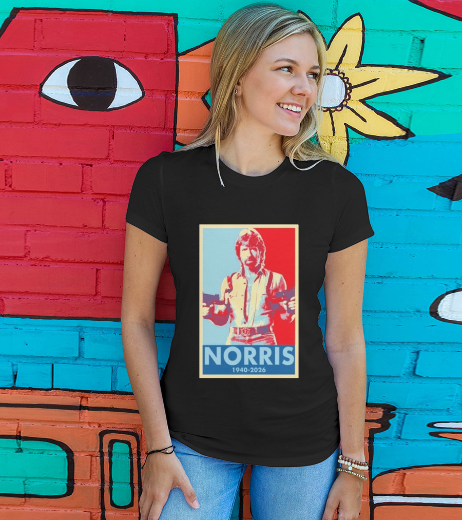 Norris 1940 2026 Retro Tribute With Dual Pistols T-Shirt