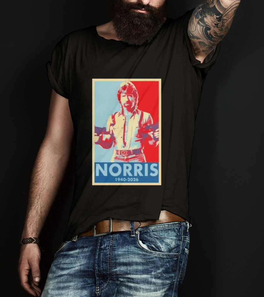Norris 1940 2026 Retro Tribute With Dual Pistols T-Shirt