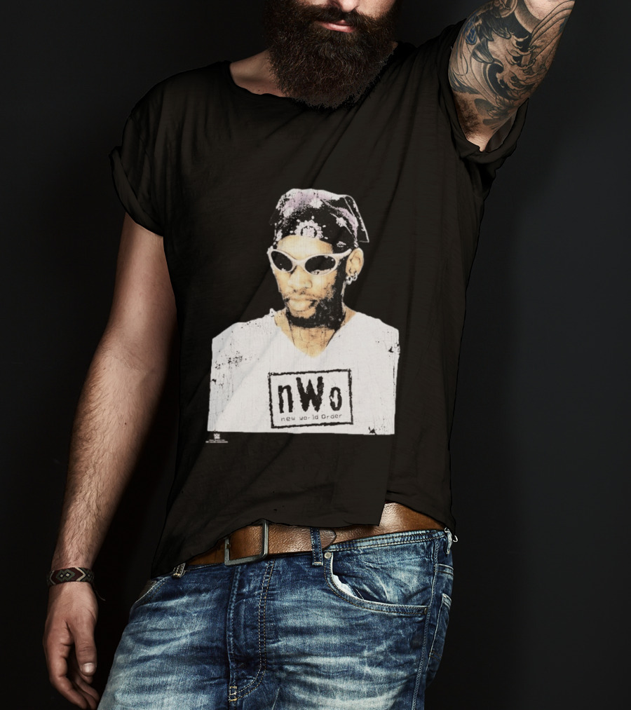 Dennis Rodman NWO New World Order Snow Wash T-Shirt