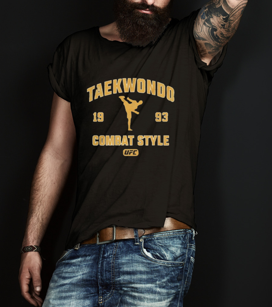Taekwondo Combat Style UFC 1993 Retro Martial Arts Legend T-Shirt