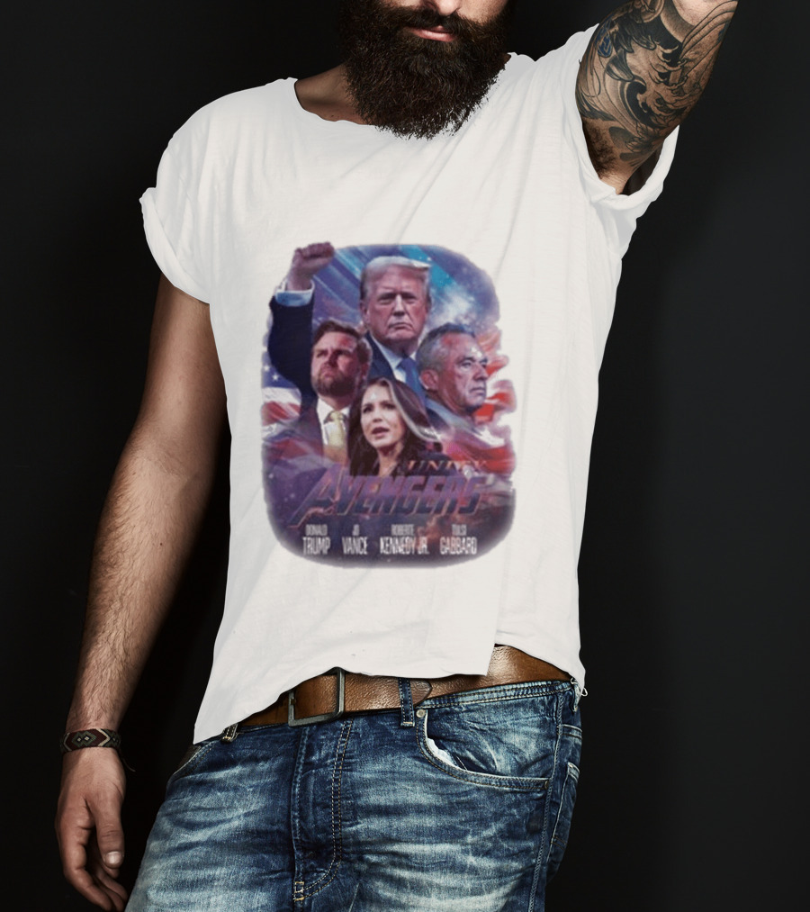 Unity Avengers Trump Vance Kennedy Jr Tulsi Gabbard T-Shirt