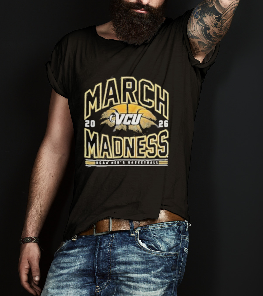 VCU Rams 2026 March Madness NCAA Men's Basketball Tournament T-Shirt