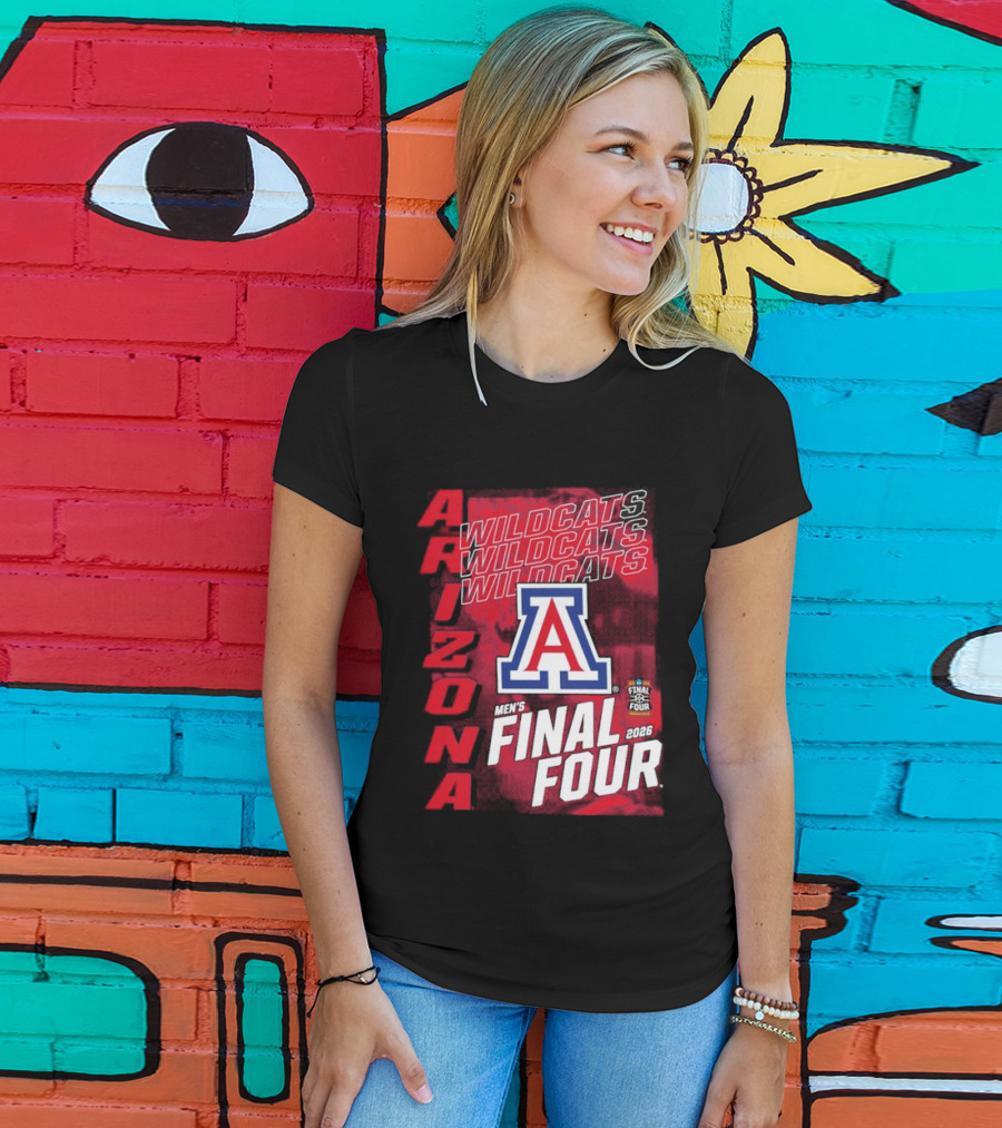 Arizona Wildcats 2026 Men's NCAA Final Four Basketball Tournament T-Shirt
